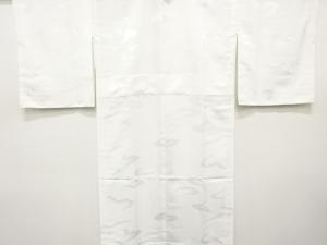 雲模様織り出し　単衣長襦袢